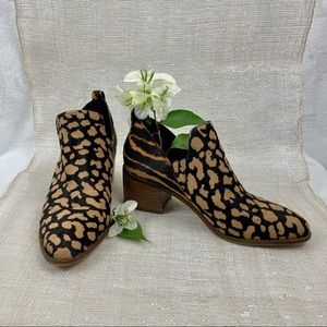 1. State Leopard Print Ankle Boots